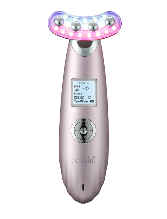 belulu rebirth new 新款升级版脸部射频美容仪提拉紧致家用面部导入仪